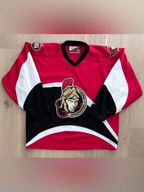Vintage Pro Player Ottawa Senators Alternate Blank Back NHL Hockey Jersey
